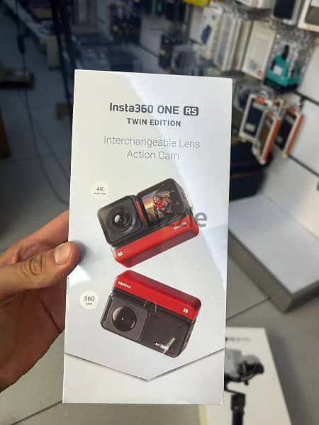 Insta360 - ONE RS Twin Edition Interchangeable Lens Action Camera - Multi