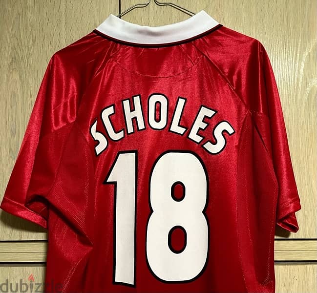 Scholes Manchester United 99champions league the final historic jersey 1