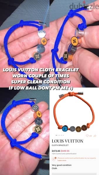 Louis Vuitton Beads Bracelet
