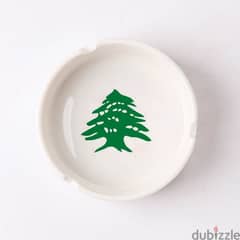 Ceramic Ashtrays With Cedar Logo / منافض سيراميك مع أرزة 0
