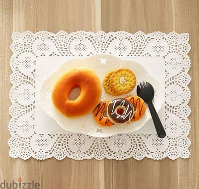 20Pc Rectangular Paper Doilies 20x30cm - 1.50 USD 25x35cm - 2.00 USD 3