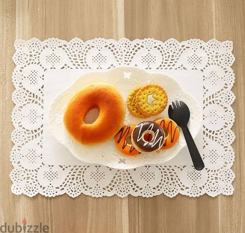 20Pc Rectangular Paper Doilies 20x30cm - 1.50 USD 25x35cm - 2.00 USD 3 0