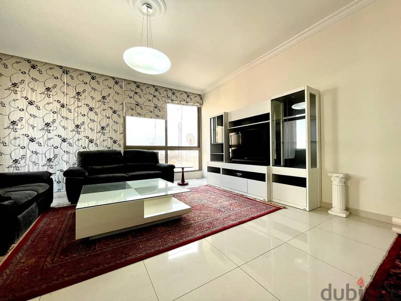 JH23-2080 Furnished apartment 130m for rent in Mar Mkhayel,$1,000 cash 1