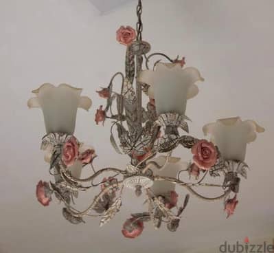 Italian flower lamps decoration