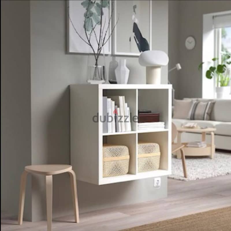 IKEA white shelf for bedroom and living room 2