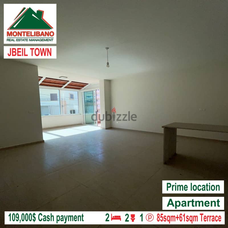Prime location in JBEIL TOWN for sale!!!! 3