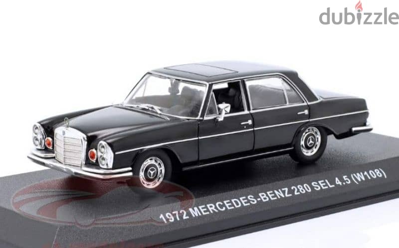 Mercedes 280SEL (Rocky IV) diecast car model 1;43. 1