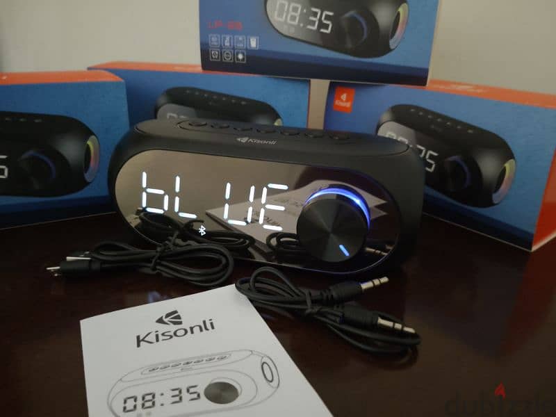 kisonli Bluetooth speaker alarm clock 6
