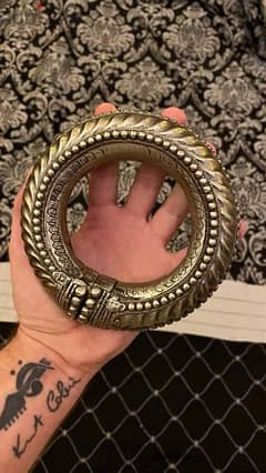 Vintage Silver Plated Bracelet أسوارة فضة قديمة 0