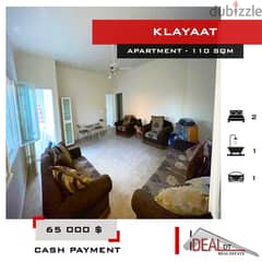 Apartment for sale in klayaat 110 SQM REF#NW56253