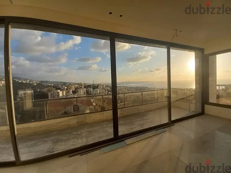 200 Sqm+Terrace | Roof in Awkar | Mountain and Sea view 2