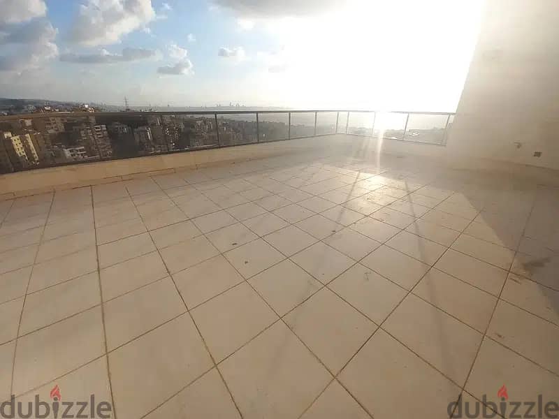 200 Sqm+Terrace | Roof in Awkar | Mountain and Sea view 4