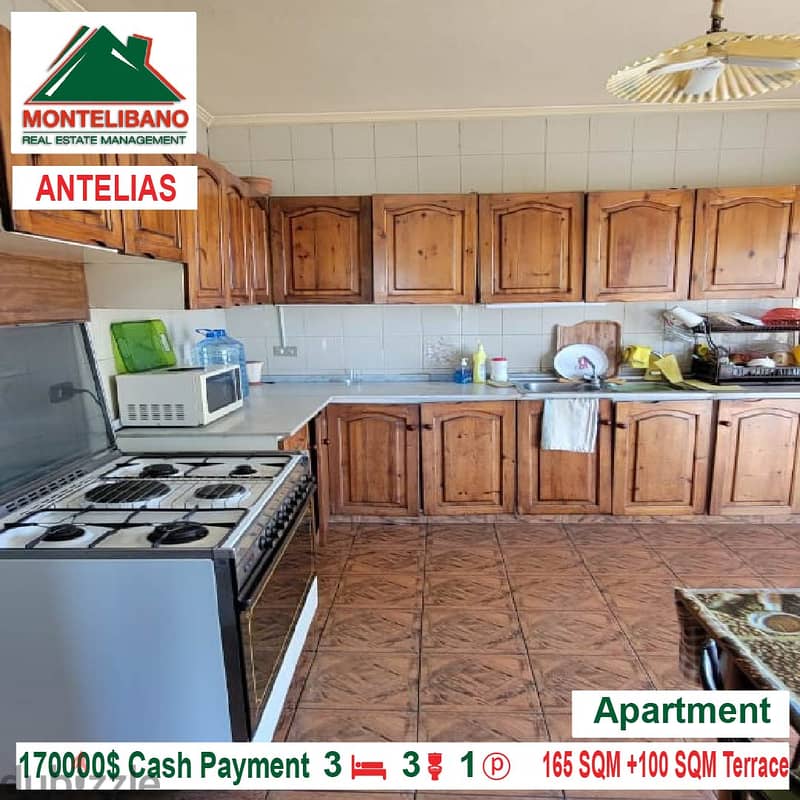 170,000$ Cash!! Apartment for Sale in ANTELIAS!! 2