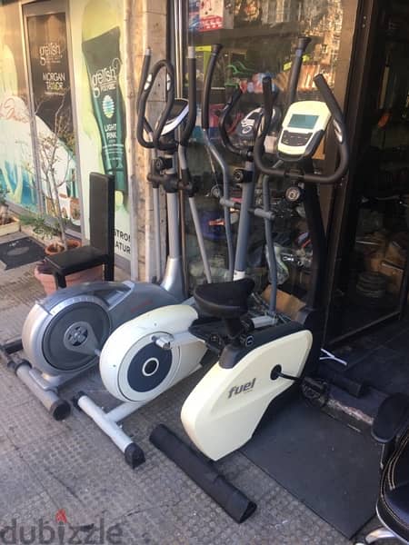 elliptical and bike like new in very good condition 1