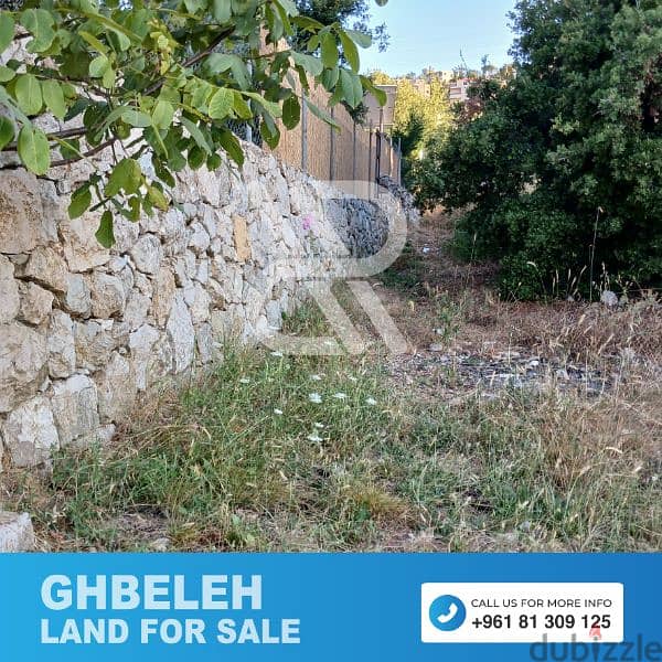 Land for sale in Ghbeleh - غبالة 1