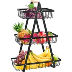 3-Layer Storage Rack for Food & Fruit, 40.5x20x5.5cm 20 USD  Check our 0