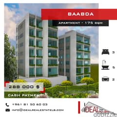Apartment for sale in baabda 175 SQM REF#MS82035 0