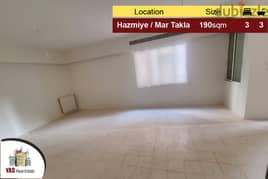 Hazmiyeh / Mar Takla 190m2 | Apartment for sale | Well Maintained | 0