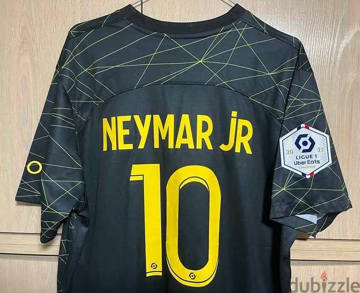 Neymar Jr. PSG Air Jordan third kit 2023 GOAT Limited Edition Jersey 0