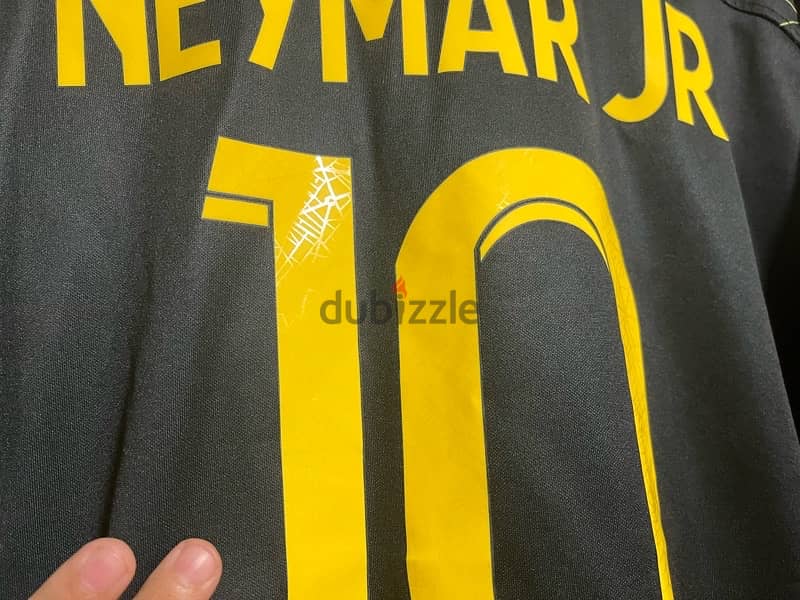 Neymar Jr. PSG Air Jordan third kit 2023 GOAT Limited Edition Jersey 1