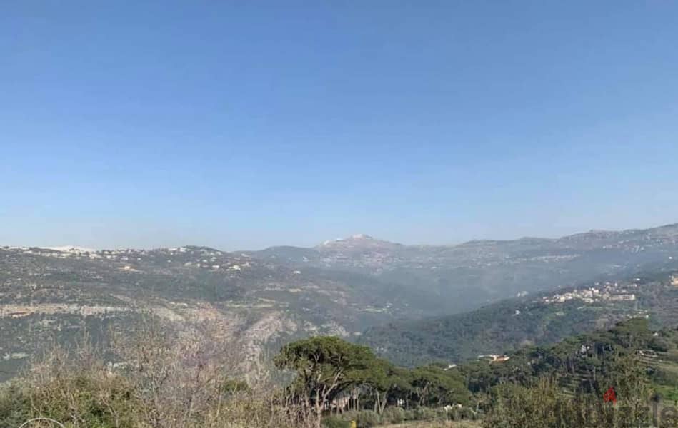 600m2 land+open mountain view for sale in Aabadiye/Baabda 2
