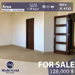 Apartment For Sale in Zouk Mosbeh, 150 m2, شقّة للبيع في ذوق مصبح 0