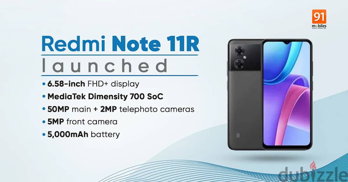 redmi note 11r specs