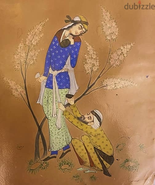 Persian Painting 20th Century by Rohani لوحة فارسية من القرن العشرين 0