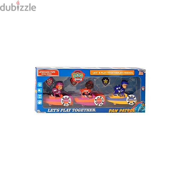 Paw Patrol Figures 3 Pcs Set 1