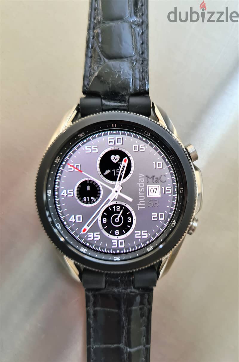 Smart Watch Straps 22/20mm Genuine Leather & Croco  جلود للساعات 10