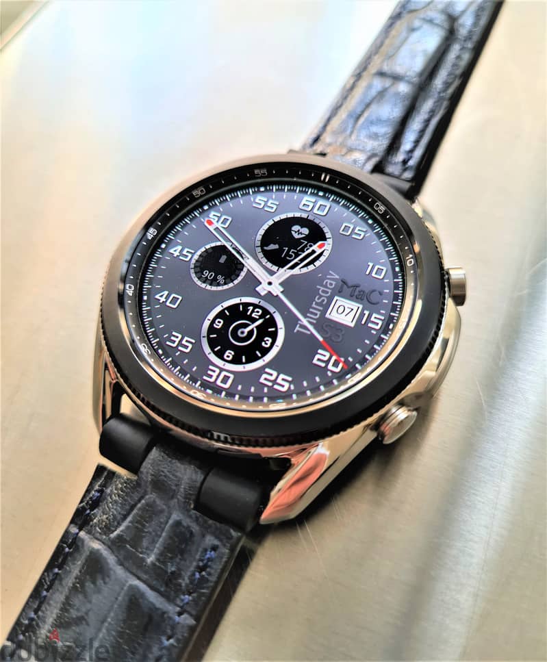 Smart Watch Straps 22/20mm Genuine Leather & Croco  جلود للساعات 11
