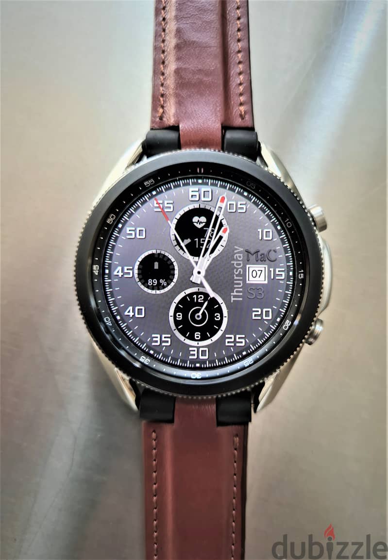 Smart Watch Straps 22/20mm Genuine Leather & Croco  جلود للساعات 13