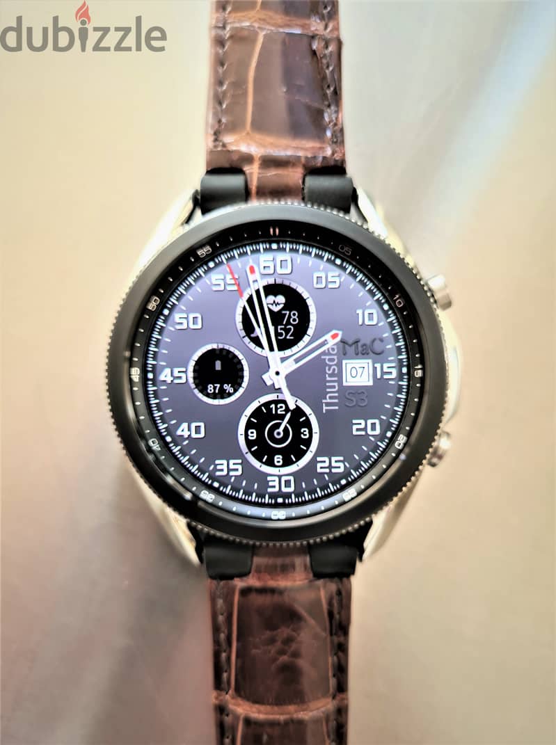 Smart Watch Straps 22/20mm Genuine Leather & Croco  جلود للساعات 15