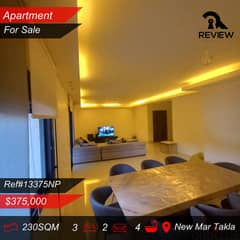 New Beautiful apartment for sale in new Mar Takla 0