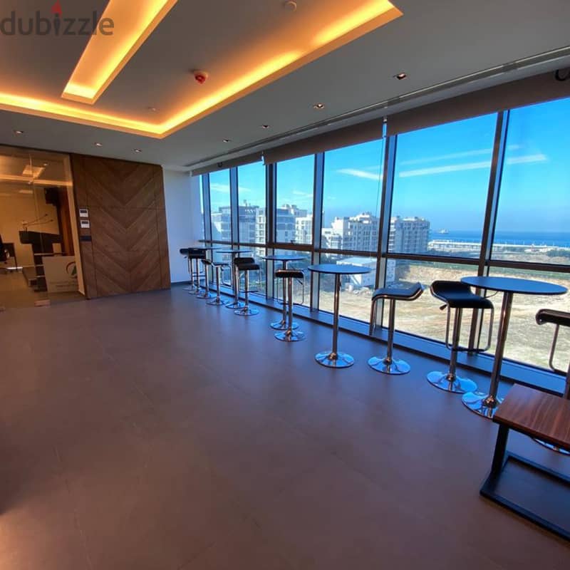 Dbayeh Highway Office for Rent - 208 sqm 18,000$/Year 1500$/Month 1