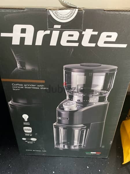 Ariete Conical Burr Electric Coffee Grinder