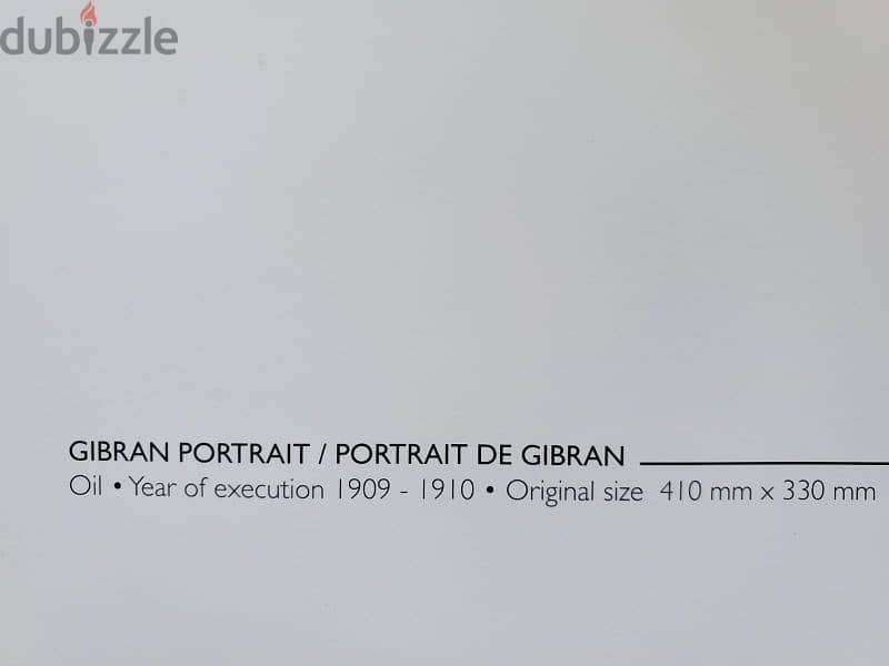Gibran khalil Gibran true-to-original Authentic painting paper copy. 3
