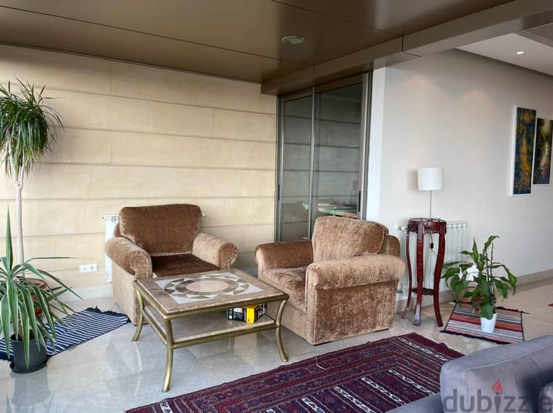 Furnished 260m2 apartment+ view for rent in Achrafieh, facing Sagesse! 4