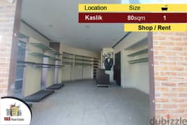 Kaslik 80m2 | Shop for rent | Luxury | Prime Location | IV 0