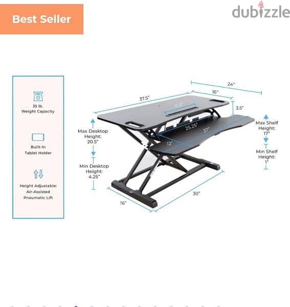 standing desk, desk converter 4