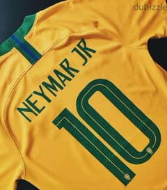 neymar jr 2018 brasil home nike jersey 0