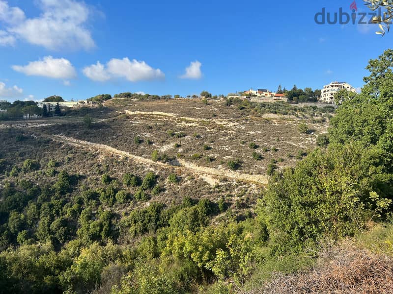 7221 m2 land+open mountain/sea view for sale in Bentael/Jbeil 4