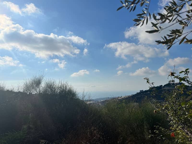 7221 m2 land+open mountain/sea view for sale in Bentael/Jbeil 6