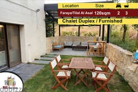 Faraya / Tilal Al Asal 120m2 | 70m2 Garden | Duplex | DA