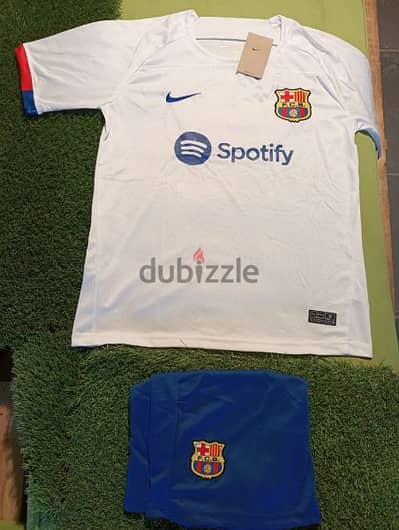 Barcelona Away Football Shirt & Short (Made in Thailand)