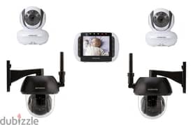 motorola ip camera baby monitor with lcd screen 4 camera 0