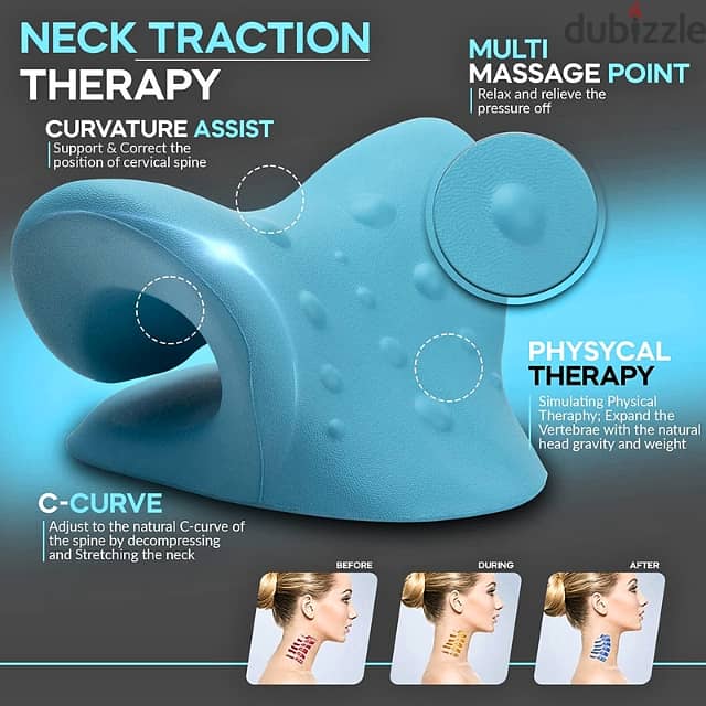 Neck and Shoulders Cervical Traction Pillow 2