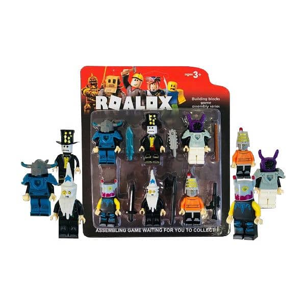 Men Compatible With Roblox Lego 6 Pcs Set 0