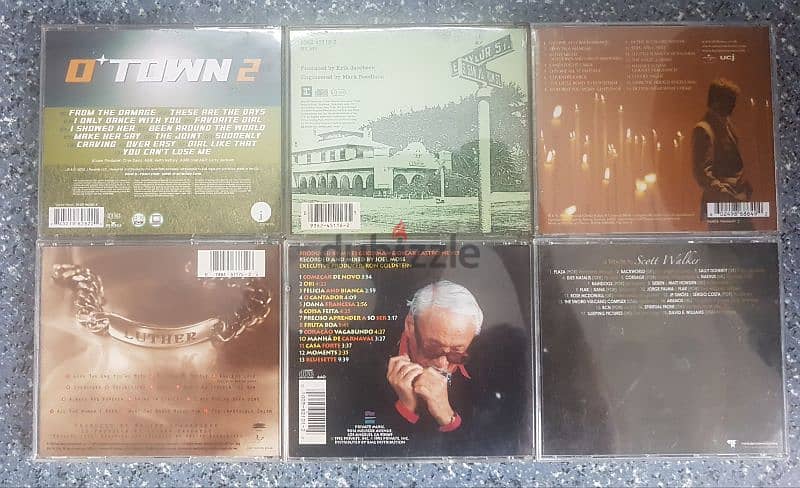 lot of 6 original cds 1