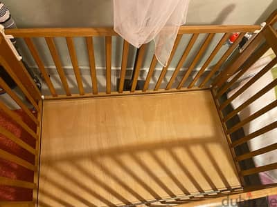 like new bed for children made with wood